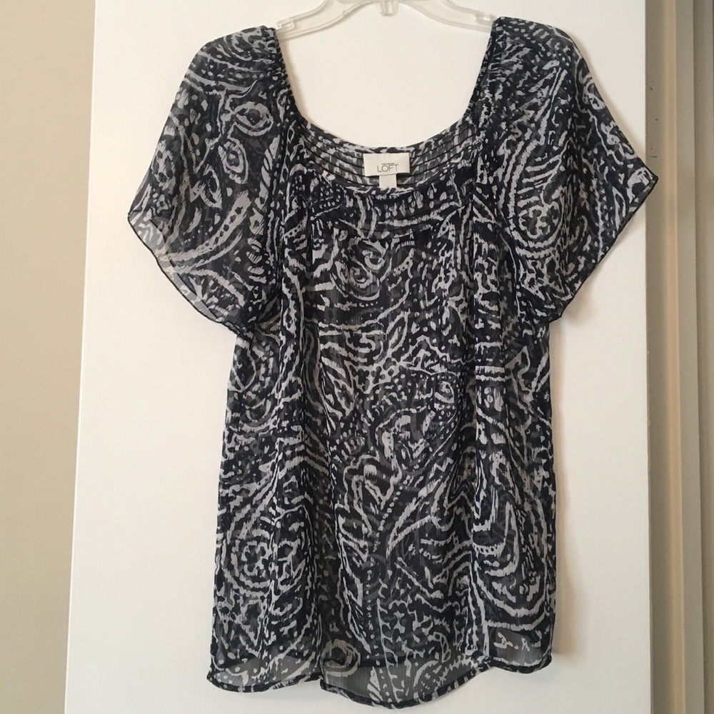 A sheer, Ann Taylor Loft blouse